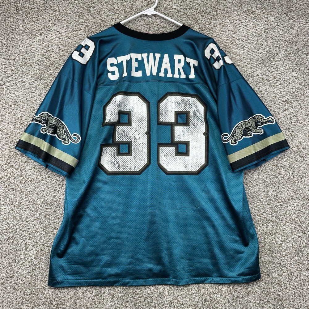 Vintage 90s James Stewart Jacksonville Jaguars Jersey Men's XL Logo Athletic